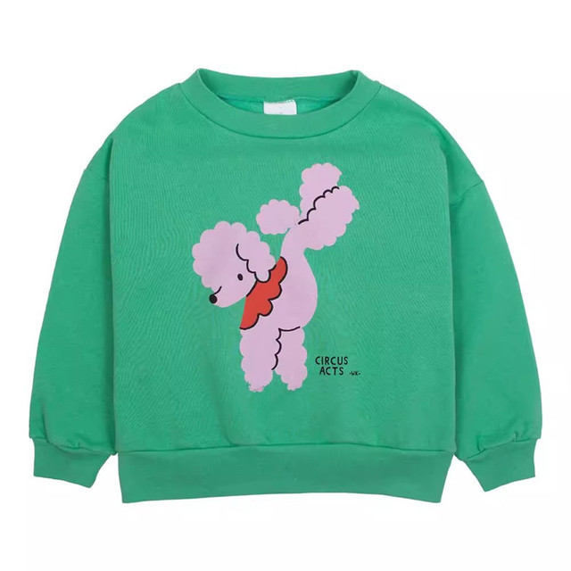 Kids Sweaters 2023 New Autumn Wyn Brand Boys Girls Cute Print Sweatshirts Baby Child Toddler Cotton Outwear Tops Clothes Winter