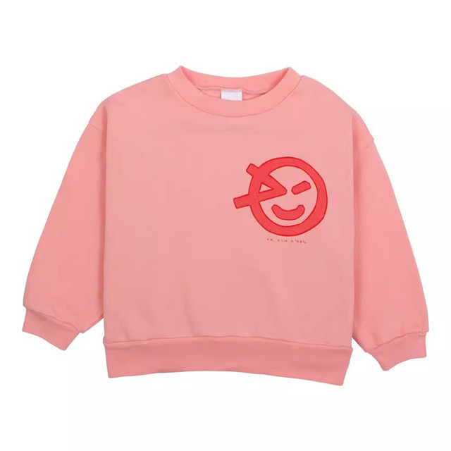 Kids Sweaters 2023 New Autumn Wyn Brand Boys Girls Cute Print Sweatshirts Baby Child Toddler Cotton Outwear Tops Clothes Winter