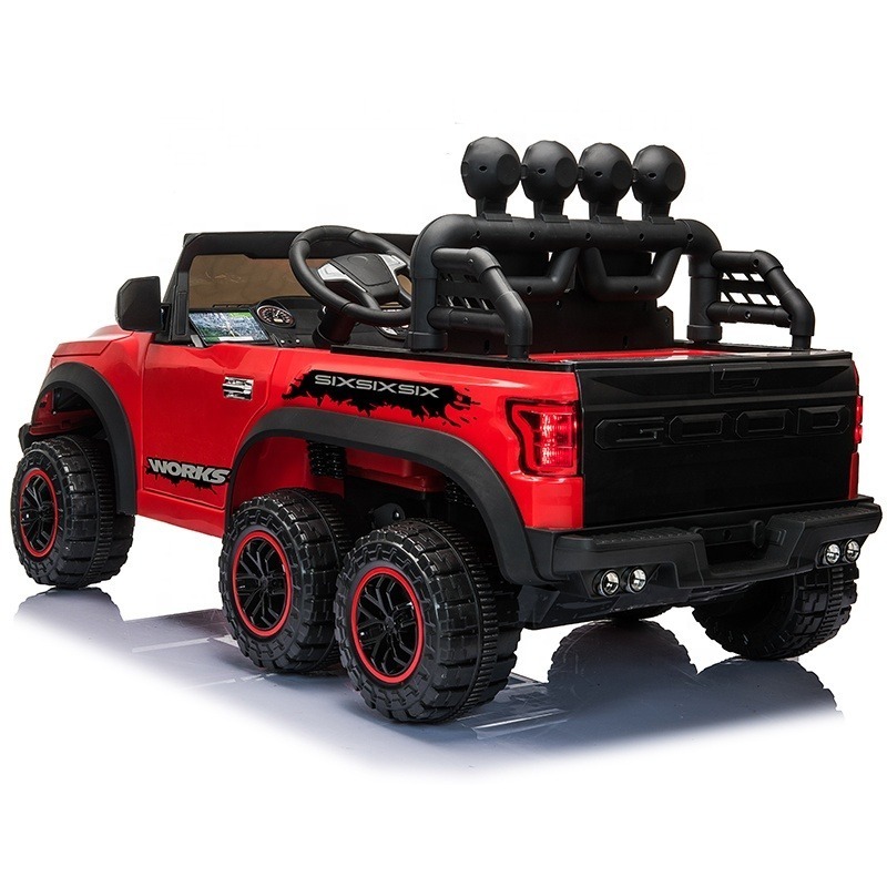 ride-on cars oversized new big kids rc 6x6 truck 2 seater ride on remote cars