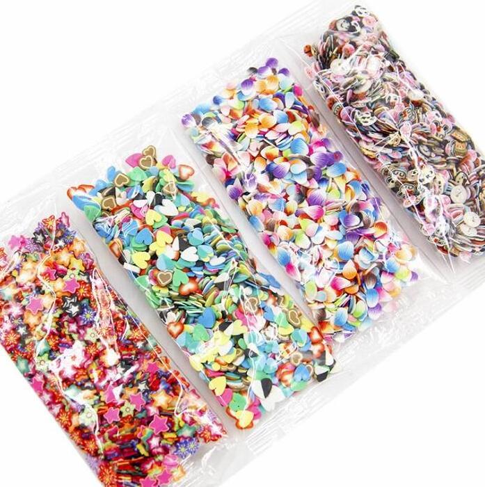 3D Polymer Fruits Slices DIY Nail Art Slime Supplies Charms Slime Making Kit Decoration Arts