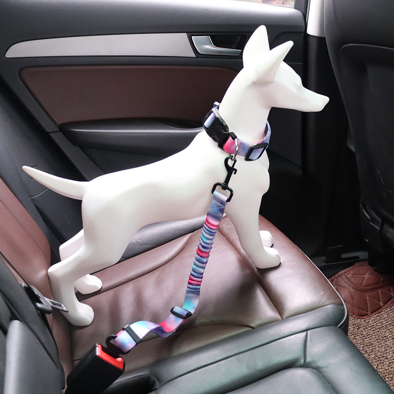 Bestselling Nylon Colored Seat With Personalized Adjustable Length Car Pet Belts Dog Accessories