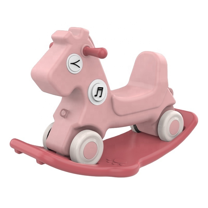 Multifunctional motorized plastic pony animal to ride On toys for kids baby ride on toy