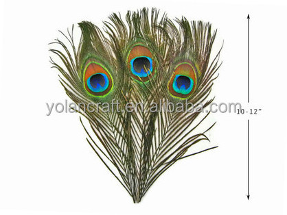 Manufacturer Natural 35-40 Inch dyed Decoration Tail Feathers for Sale Cheap peacock feathers glittery