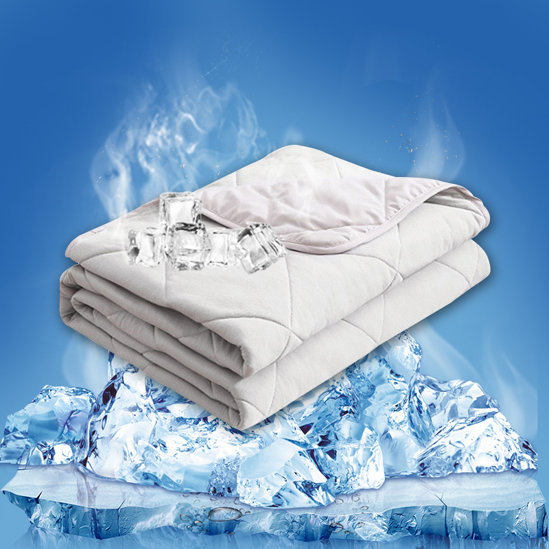 Ultra-Cool Lightweight Absorbs Heat To Keep Cool On Warm Nights Cooling Blankets For Hot Sleepers