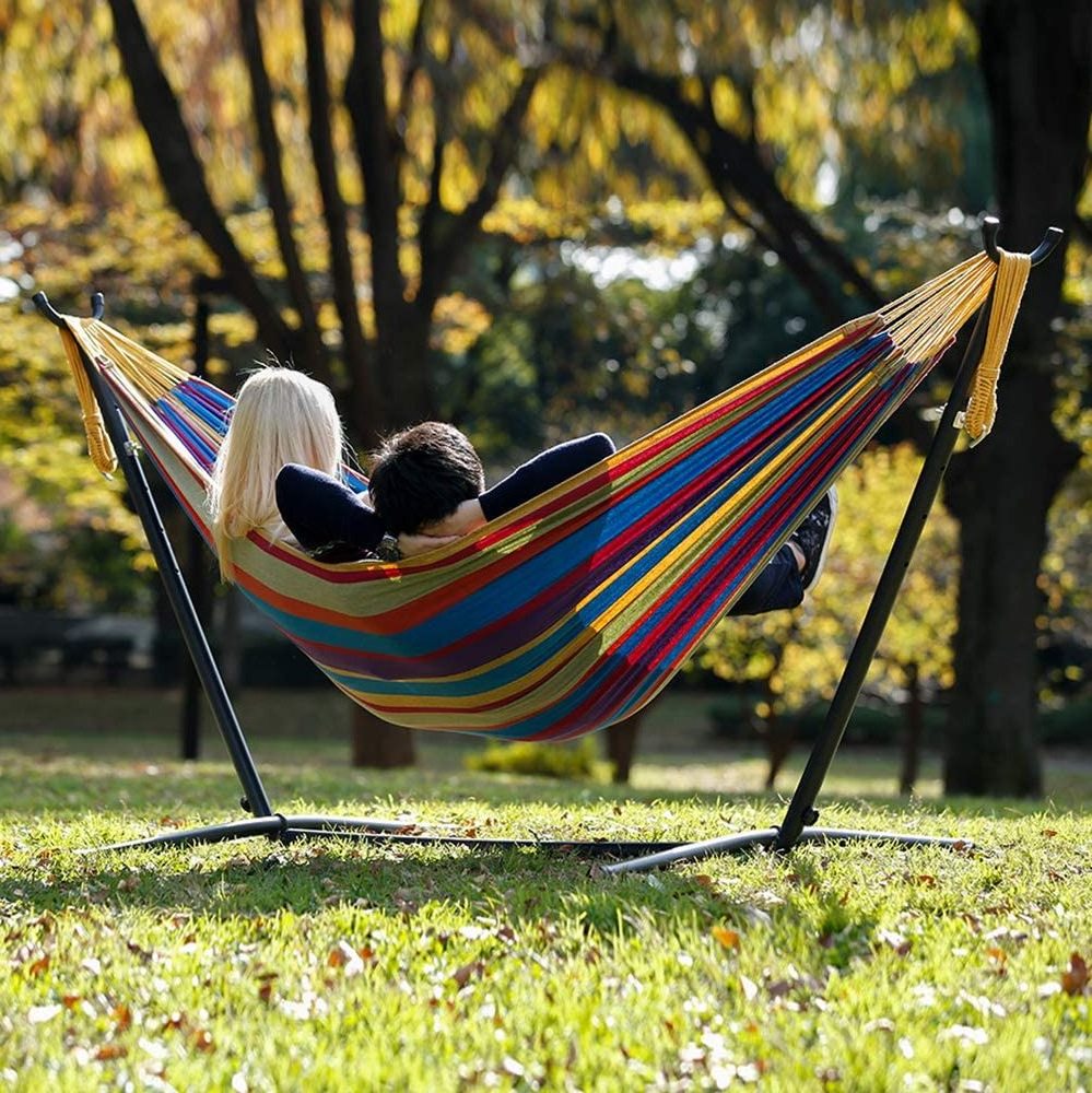 Hot Sale Portable Free Standing Hammock Chair Double Hammock Stand