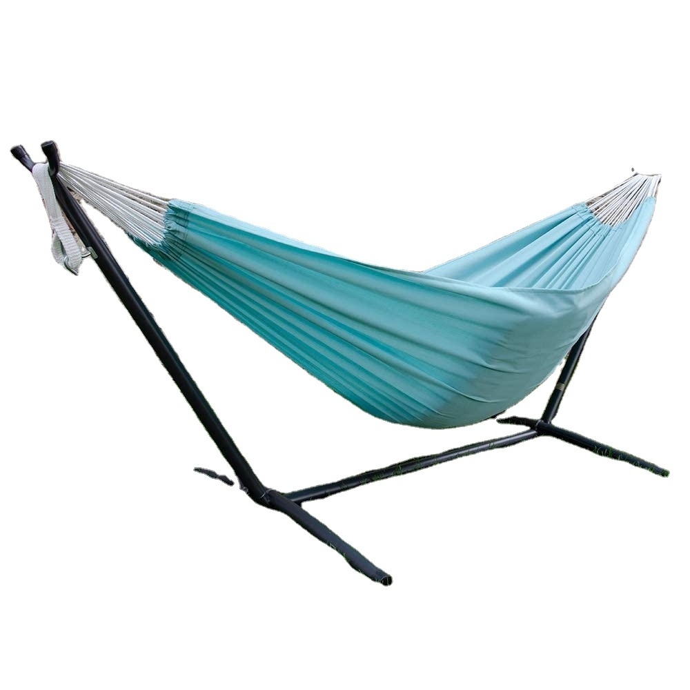 Portable Hanging Free Hammock With Stand Double Folding Hammock Stand