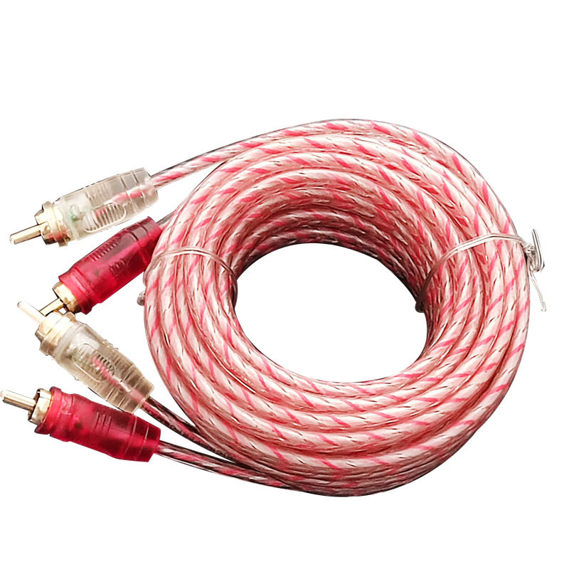 balanced interconnect cable rca to 2.5 mm big aux cord