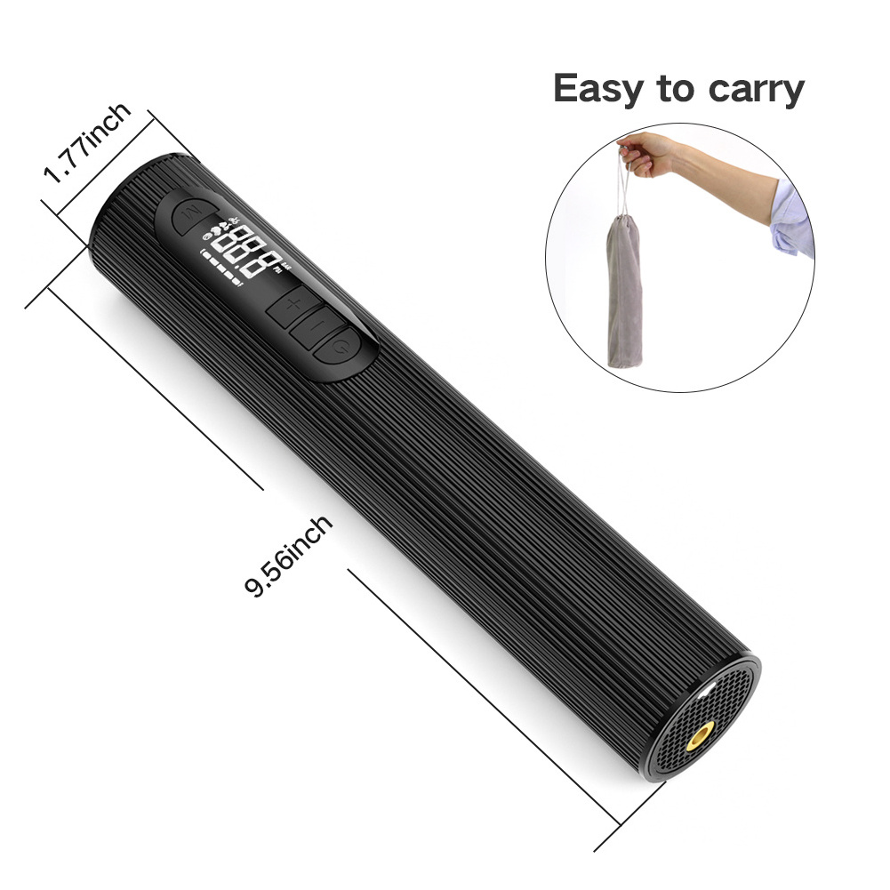 CE/ROHS/FCC Electric Bike Parts Wireless Tire Pressure  Electric Tire Inflator Mini Air Pump for Bicycle Accessories