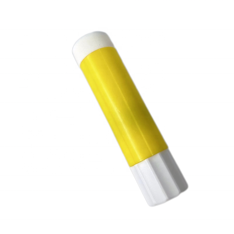 Plastic Office Glue Stick Tube  half transparent large twist up container Plastic PP 25 g empty glue stick tube