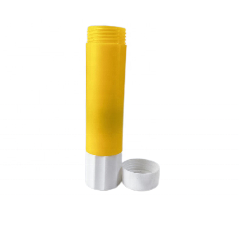 Plastic Office Glue Stick Tube  half transparent large twist up container Plastic PP 25 g empty glue stick tube