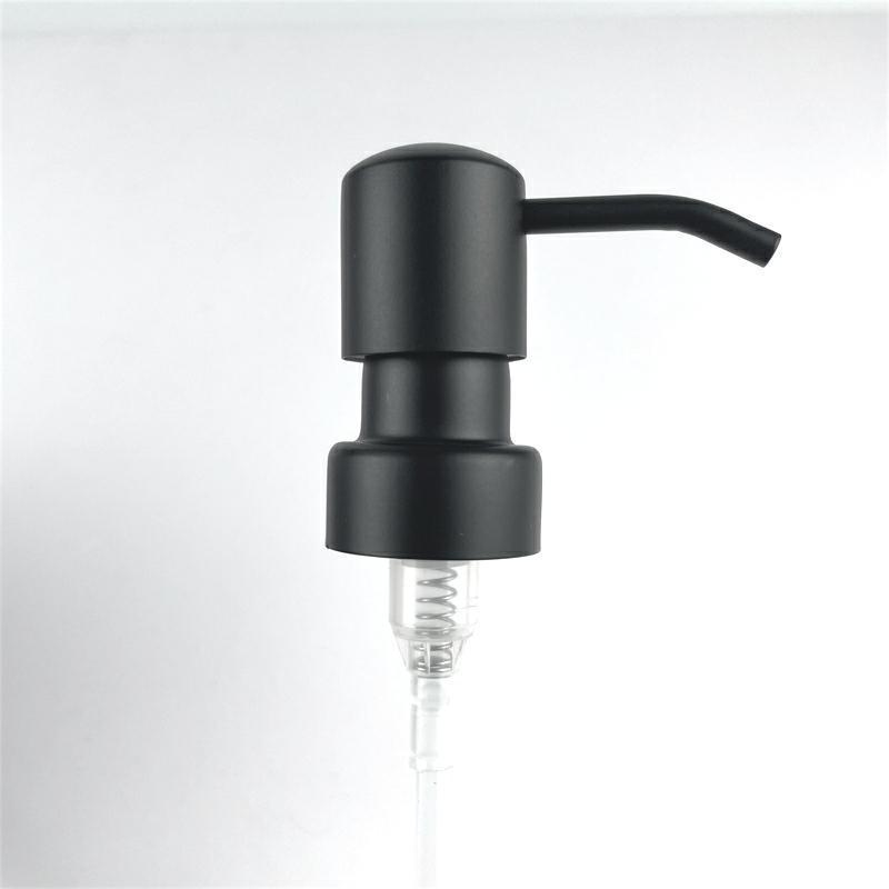 28/400 28mm 28 Wholesale Bronze Black Silver Glass Bottle Stainless Steel Lotion Soap Dispenser Pump