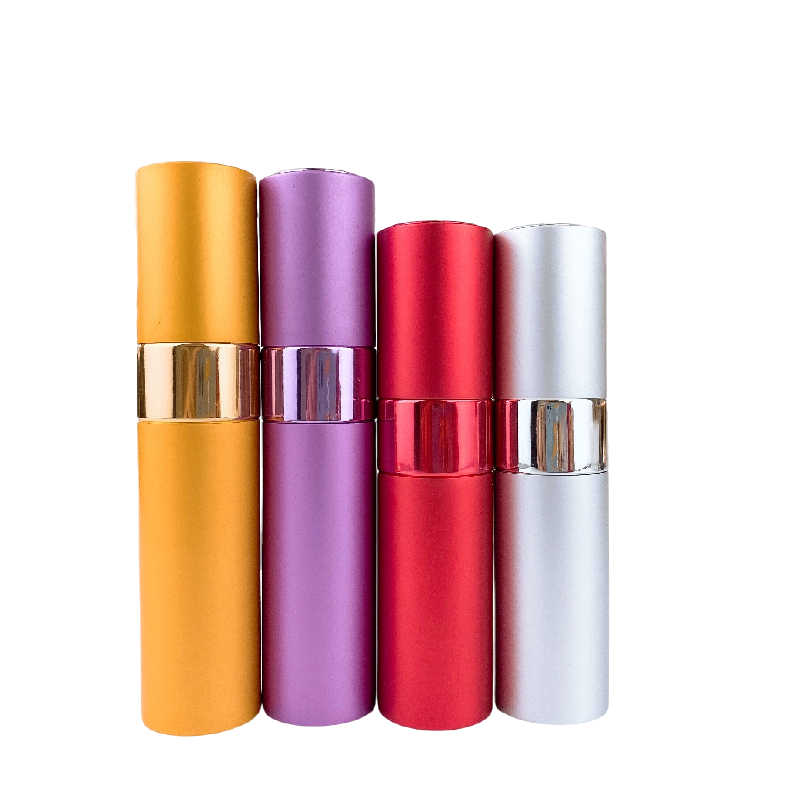 5Ml 8Ml Pocket Travel Portable Mini Bottle Stock Small Size Tester Refillable Sized Bottles Empty Aluminium Atomizer Perfume