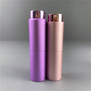 purple pink 15ml 20ml Pocket Travel Portable Mini Bottle Stock Refillable Bottles Empty Aluminium Atomizer Perfume Bottle