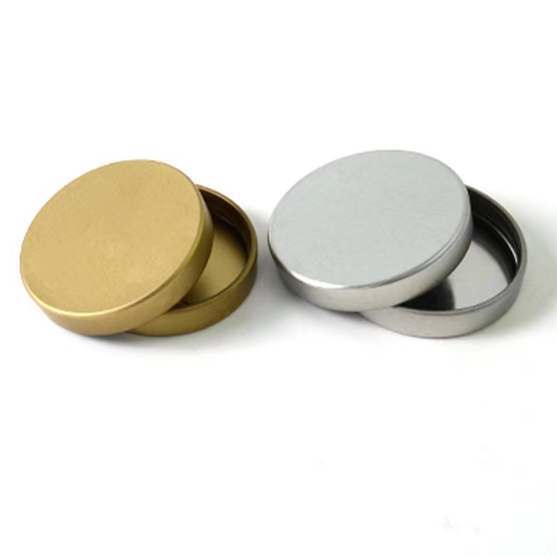 Matte Black Metal Lids Tinplate Unishell Caps Gold Bottles Customized Round Aluminium Caps for Glass Bottles Screw Lid 10000 Pcs