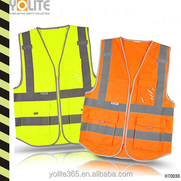 hot sales the best mens hi vis reflective workwear safety vest