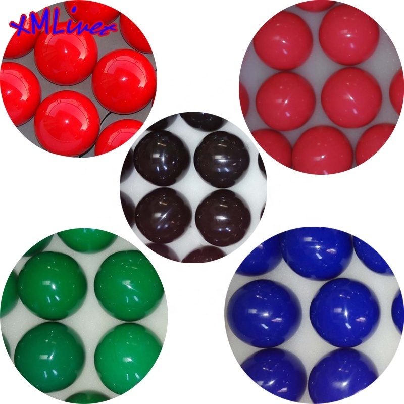 xmlivet 8colors 52.25cm Single Snooker Ball Mix Color Resin 2 1/16 inch Snooker Balls Hot Sale snooker accessories