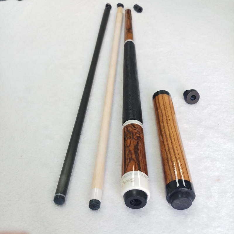 New Jassinry pool cues 58inch+13mm tip size golden ebony Billiard cues Stick for American with carbon shaft and cue extension