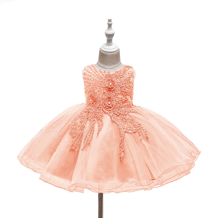 Floral bridesmaids dress for children wedding dresses for children wedding evening prom gown girls party clothing