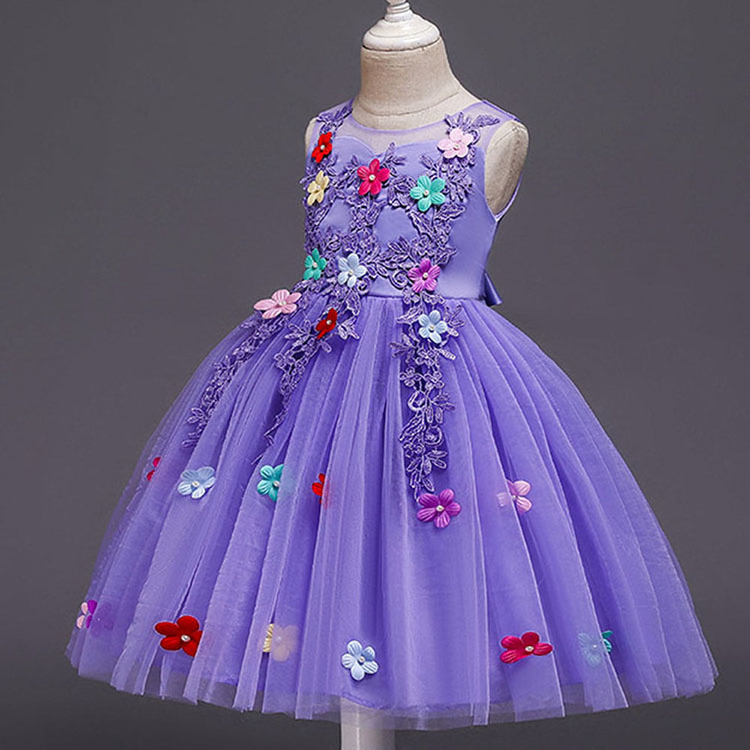 Children's Evening Dress Lace Princess Dress Girls Dress