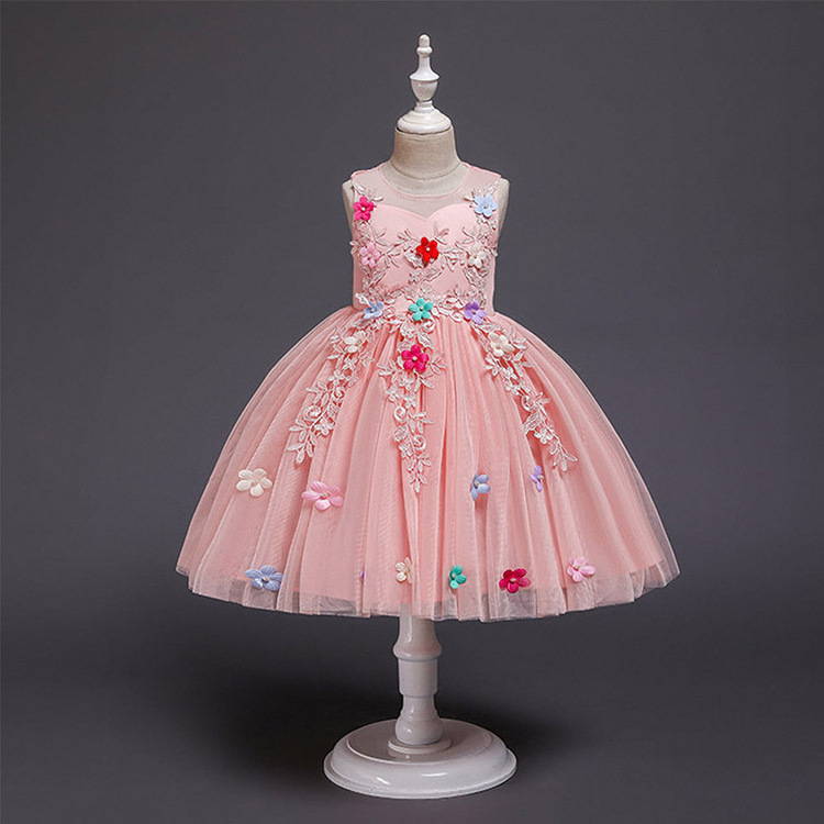 Children's Evening Dress Lace Princess Dress Girls Dress