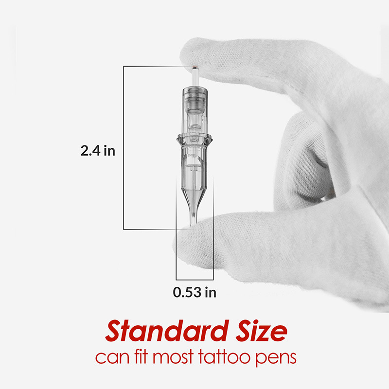 Wormhole tattoo 20pcs Tattoo Needle Cartridge RL RM RS M1 Professional Permanent Makeup Cartridge Tattoo Needle