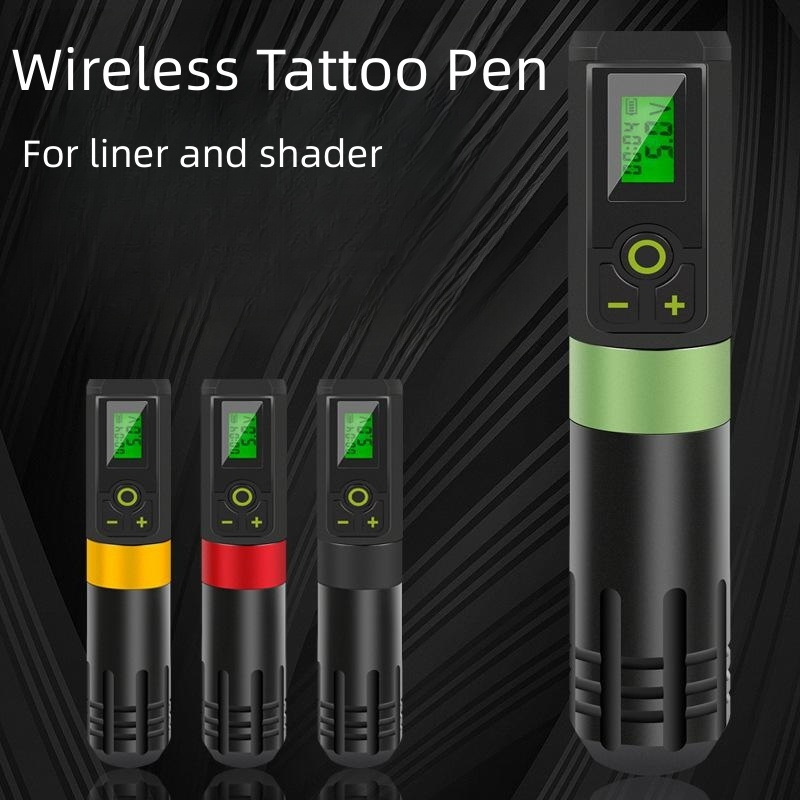 2024 Wireless Tattoo Pen 2000mAh Battery LED Display 3.5mm Stroke Voltage Adjustable Aluminum Cartridge Tattoo Machine