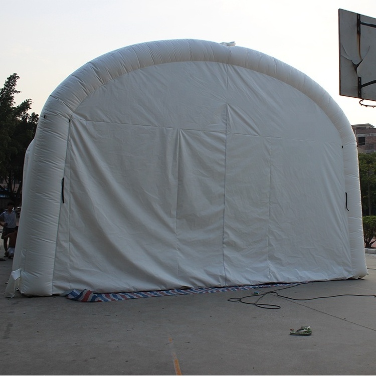 Inflatable Pop Up Spray Paint Booth Tan Tent For Car Wash Repair Workshop