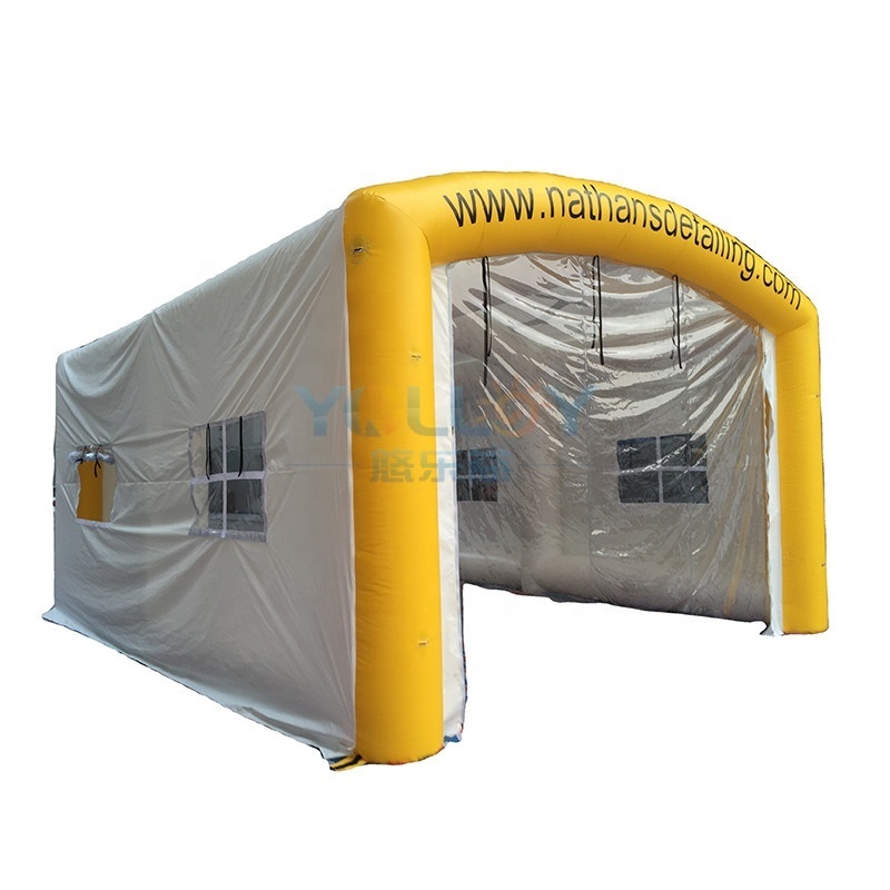 Sewing Structure Portable Inflatable Garage Tent Workshop Without Floor