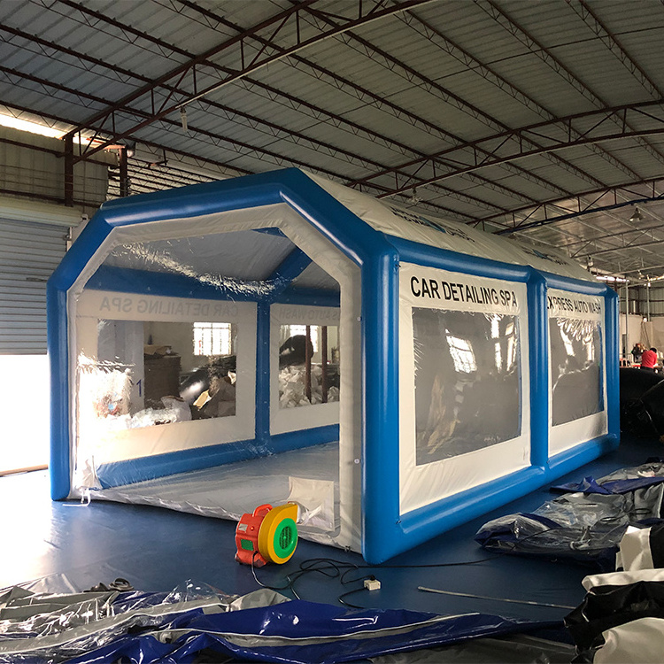 Portable Inflatable Garage Tent Car Detailing Workshop Waterproof Shelter