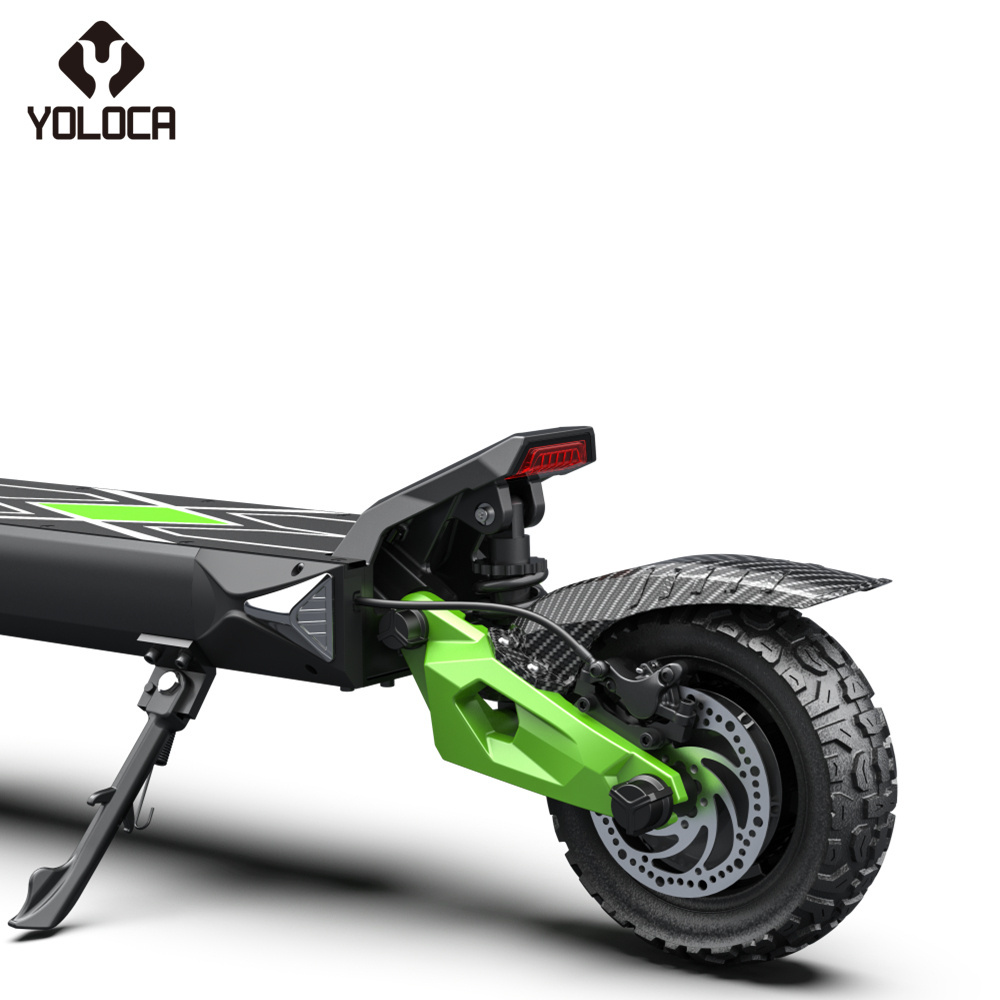 Yoloca S6 10 Inch Fat Tire Two Wheel Electric Scooters Powerful Adult Portable Scooter Two Wheels Adult Electric Scooter