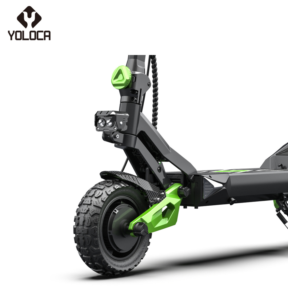 Yoloca S6 10 Inch Fat Tire Two Wheel Electric Scooters Powerful Adult Portable Scooter Two Wheels Adult Electric Scooter