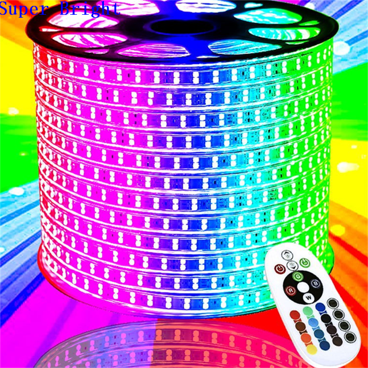 100m led RGB ip65 wifi remote control DMX crismas waterproof flexible DMX 110V 220V RGB strip light