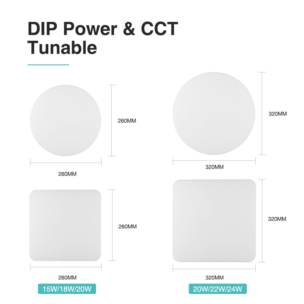 Bathroom waterproof P54/IP65 surface mounted indoor infrared motion sensor dc led ceiling light 12v