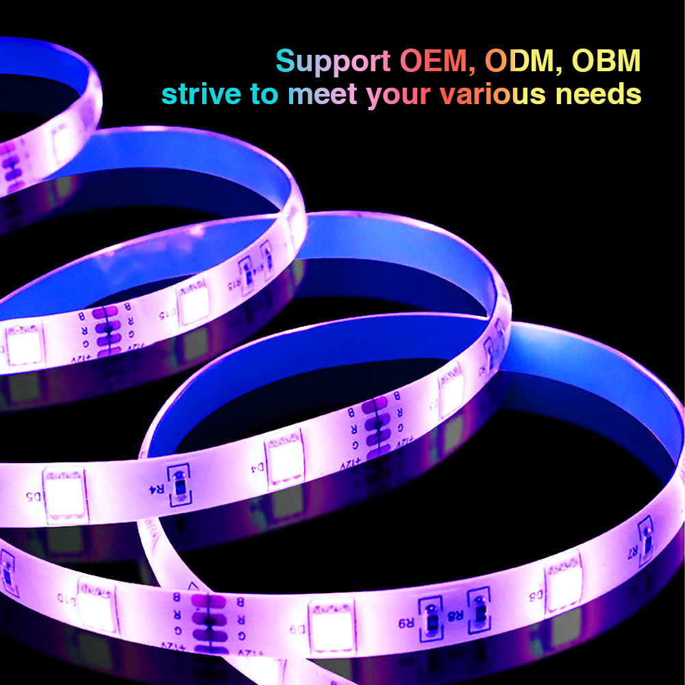 4mm Red Blue Police Lights 120cm 12v Car Hood Daylight Running Weatherproof Strips 24 Volting Led Strip Light