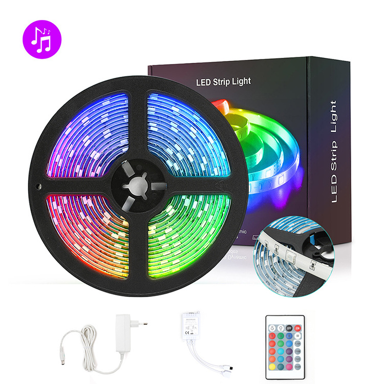 Factory Direct Sale 220V Rgb Touch Remote Controller Lamp Goove Led Strip Light