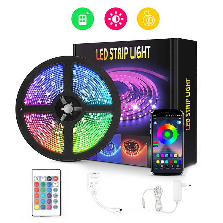 Factory Direct Sale 220V Rgb Touch Remote Controller Lamp Goove Led Strip Light