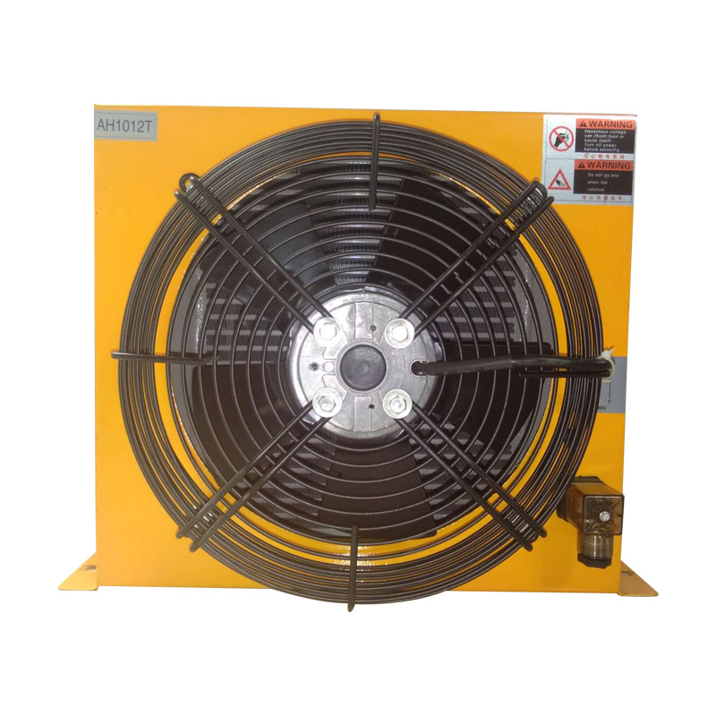 China Manufacturer AH0608 Ah1012T Hydraulic Part Air Cooler for CNC machine, industrial air heat exchanger hydraulic air cooling