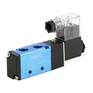 4V210-08 Solenoid Valve AC 110V 2 Position 5 Way PT1/4" Single Type Pneumatic Air Electrical Control fittings products