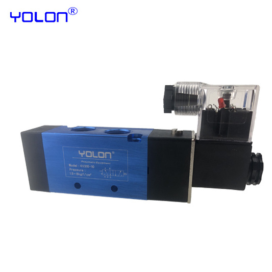 4V210-08 Solenoid Valve AC 110V 2 Position 5 Way PT1/4