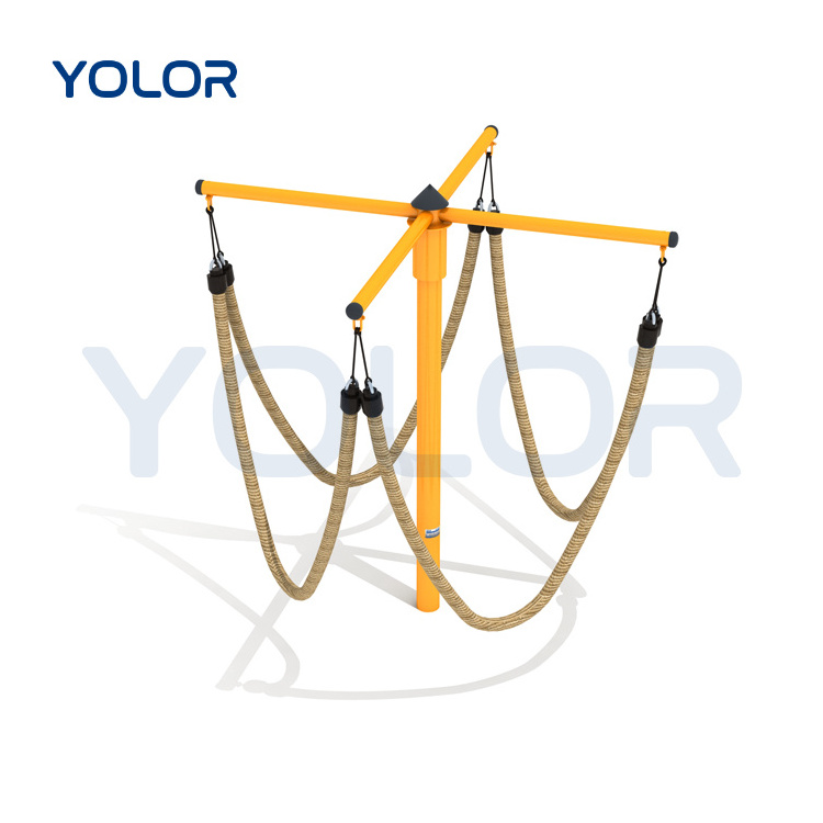 The Newly Designed Amusement Products Can Be Customized 360 Degrees Rotating Swing Sea Rope Swing For Sale