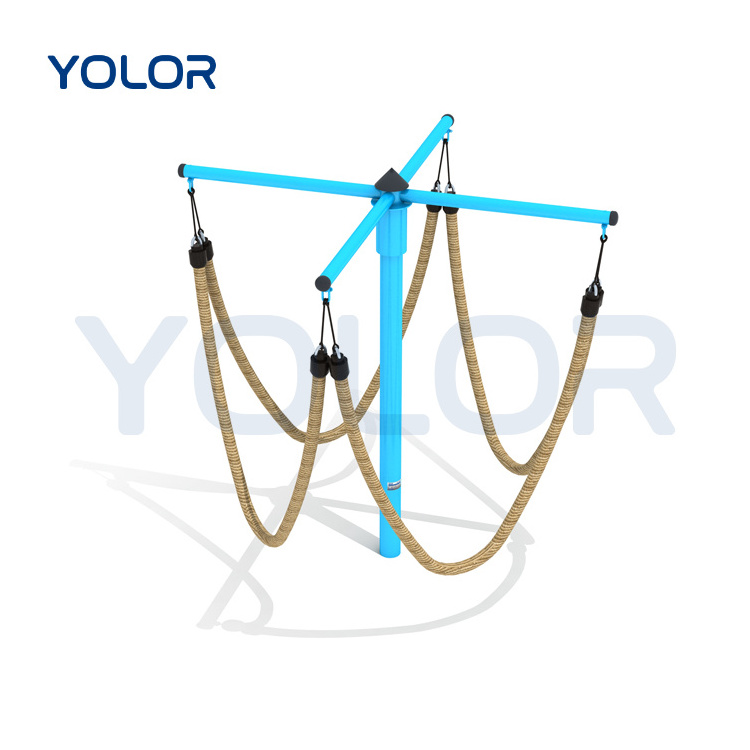 The Newly Designed Amusement Products Can Be Customized 360 Degrees Rotating Swing Sea Rope Swing For Sale