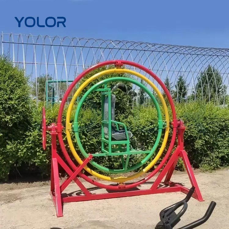 China Direct Manufacturer Portable And Cheap Amusement Ride 3D Space Ring Human Gyroscope Space Ball