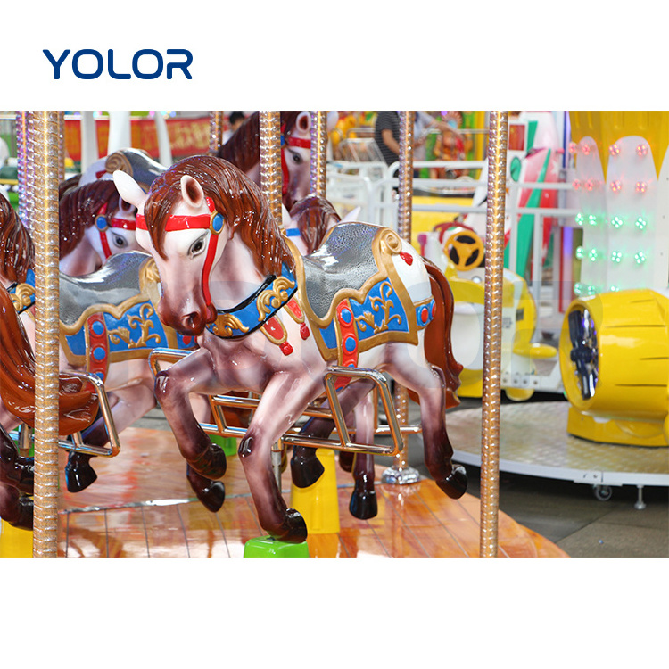 Cheap Price Amusement Park Facilities 16 Seats Carousel Horse Ride Kids Carousel Ride Merry Go Round For Sale