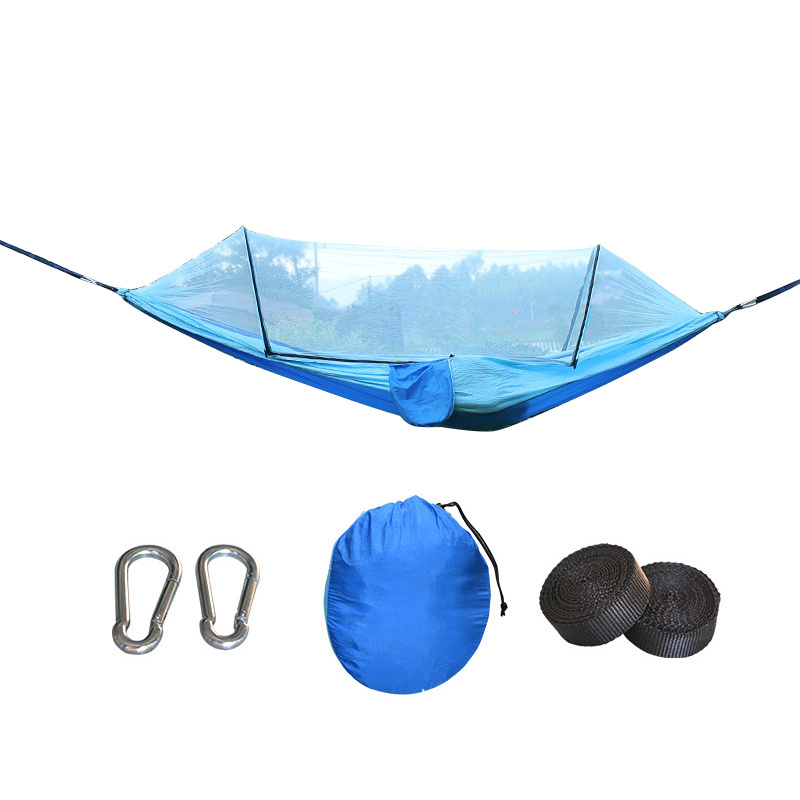 OEM Outdoor Anti-rollover Camping Portable Hanging Swing Tenacity Nylon Custom Adjustable Yard Beach Hammock