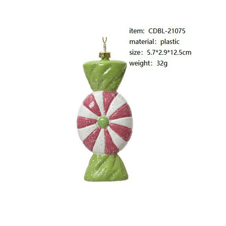 2024 New Christmas Tree Ornaments Candy hanging ornament doughnut holidays gifts decoration for  Christmas tree