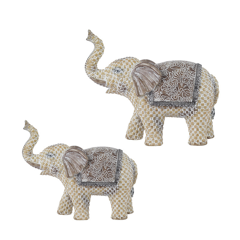 Resin Elephant Statue Animals Elephant Crafts For Home Decorations Elephant figurines