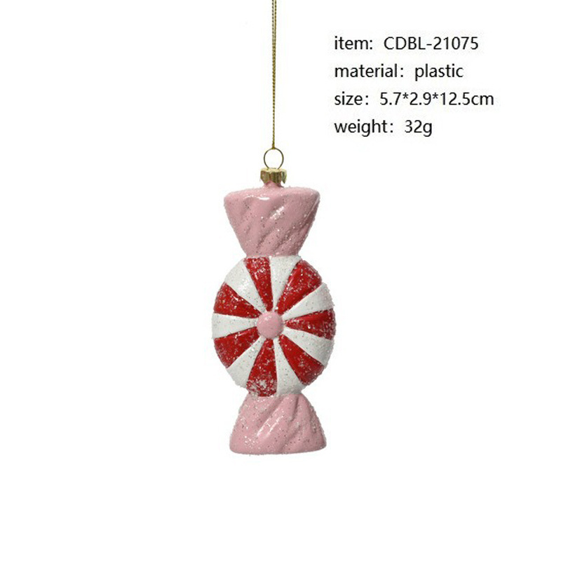 2024 New Christmas Tree Ornaments Candy hanging ornament doughnut holidays gifts decoration for  Christmas tree