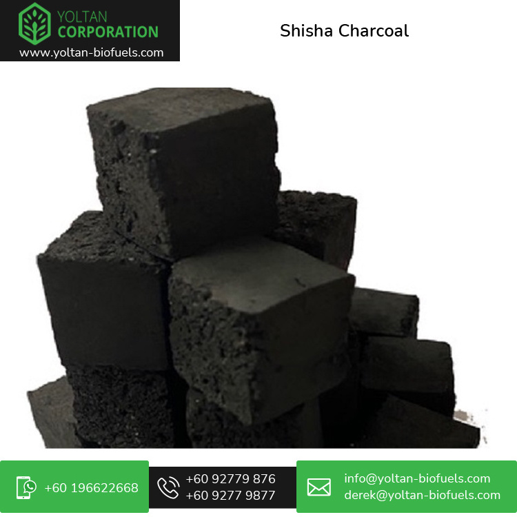 Chemical Free and Odorless Coconut Material Based 100% Organic Eco-Friendly Shisha Charcoal at Lowest Price