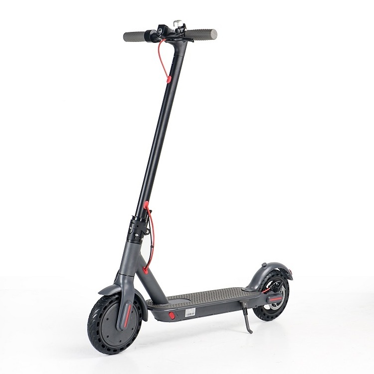 EU Stock 8.5'' 350w Electric Scooter Reinforced Deck, Height Adjustable Best Electric Kick Scooter For Adults Drop-ship