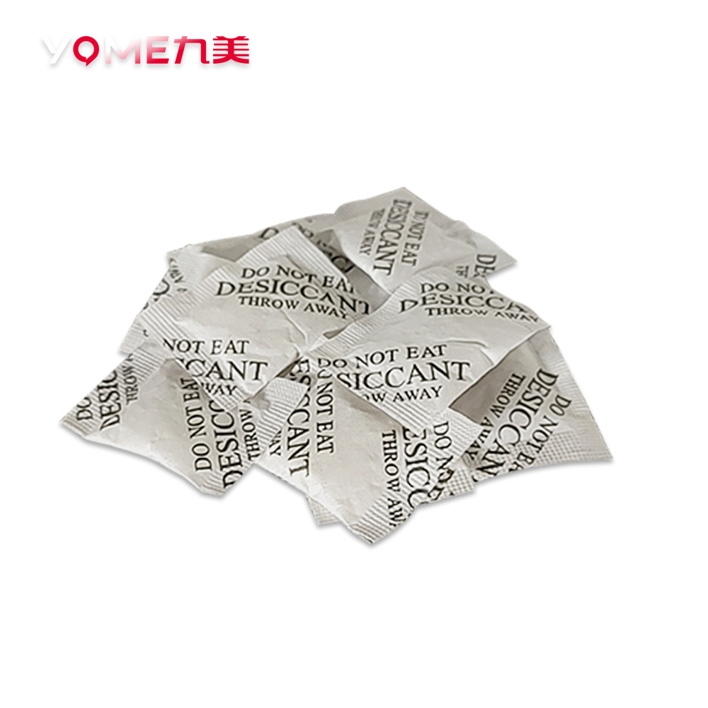 Yome silica gel desiccant bead bag 1g 2g Manufacturer Price white bead moisture absorber flower drying Packets For Food Grade